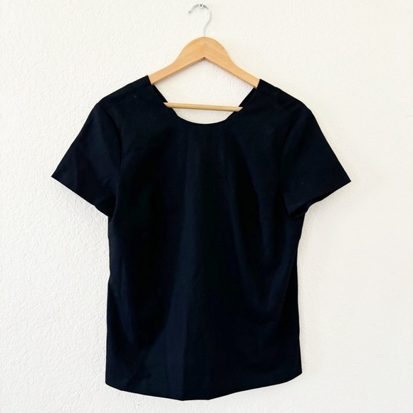 Banana Republic knot dressy blouse size Medium petite MP - Picture 3 of 9